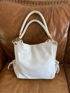 MICHAEL KORS Skorpios White Purse Handbag